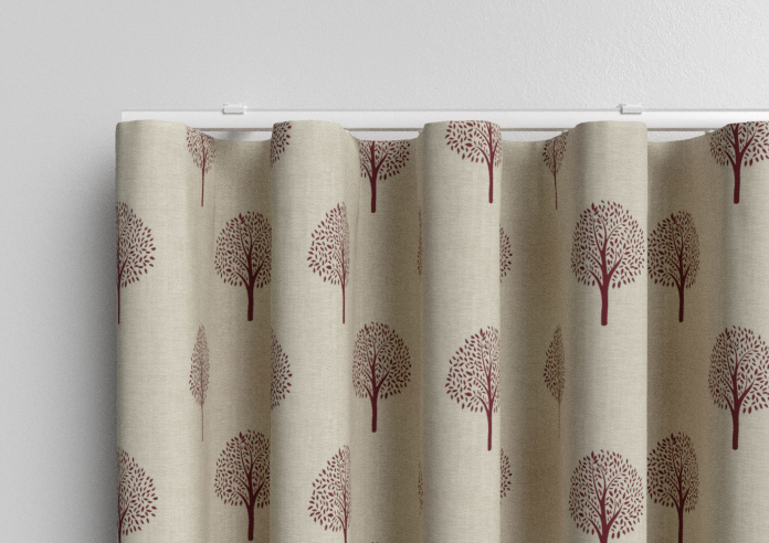 Emily Bond Yew Tree, Mulberry - Made to Measure Curtains - Image 13